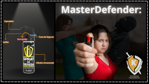 Curso - MasterDefender - Capacitação ao Uso de Spray de Defesa Pessoal